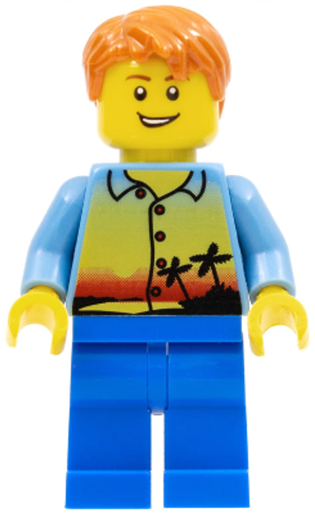 Минифигурка LEGO Cty0275 Закат и пальмы — мужчина