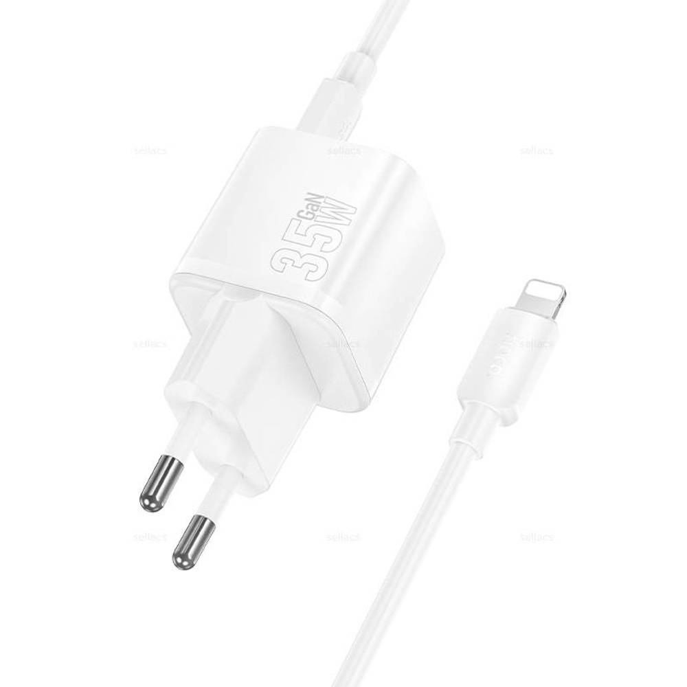 Зарядное устройство Hoco N66 PD35W для Lightning (white)