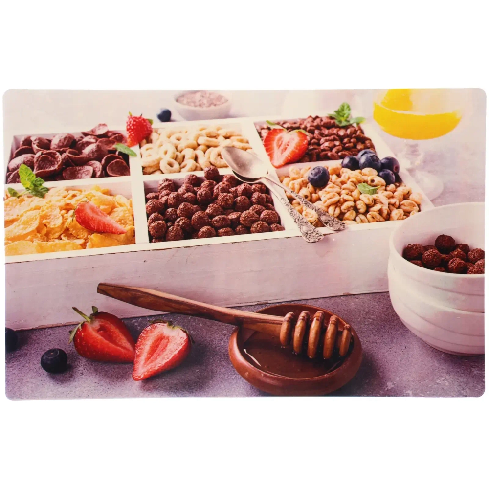 Салфетка на стол 42*27см в наборе 4шт «Мюсли»