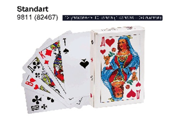 Карты игральные Standard (36 листов) *10шт (12бл)   82467