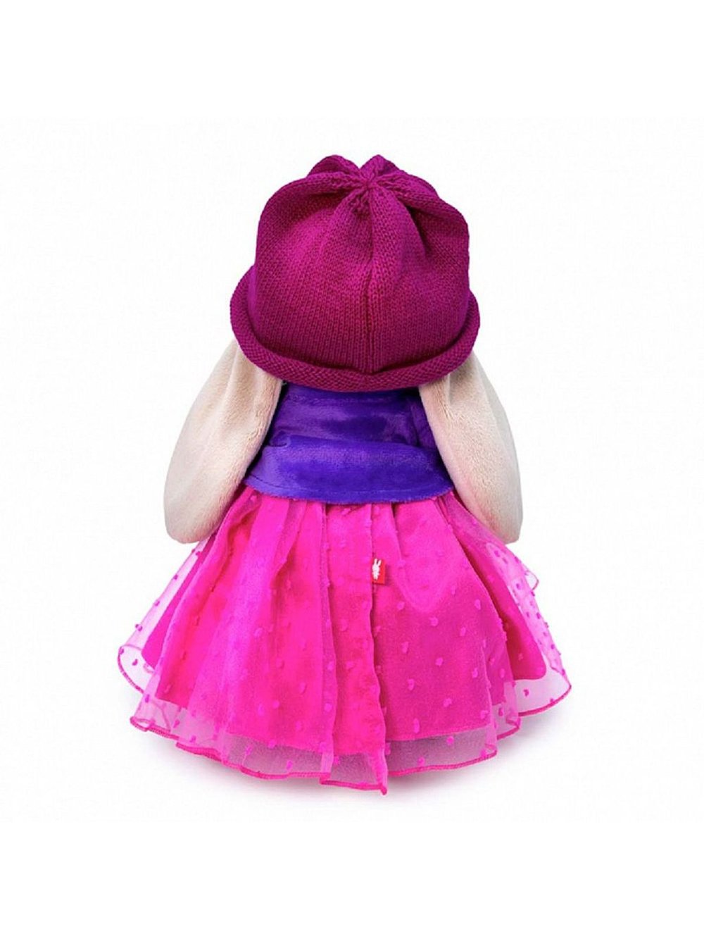 Мягкая игрушка Зайка Ми Карминовый топаз 25см