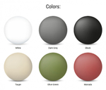 Табурет пластиковый полубарный Siesta Contract Tom Bar 65, белый