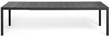 Стол металлический раздвижной Rio Alu 210 Extensibile цвет антрацит Nardi Италия