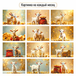 Календарь-домик вертикальный 2027 "Символ года" 10082 (Квадра)