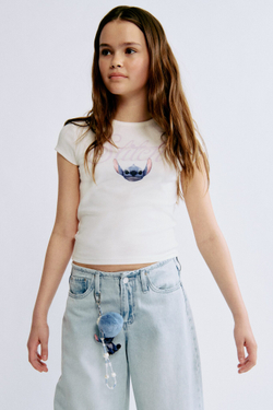 H&M Футболка с принтом, белый