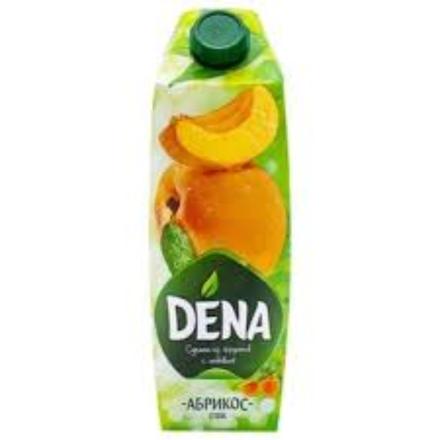 Сок натуральный Dena абрикос 1 л