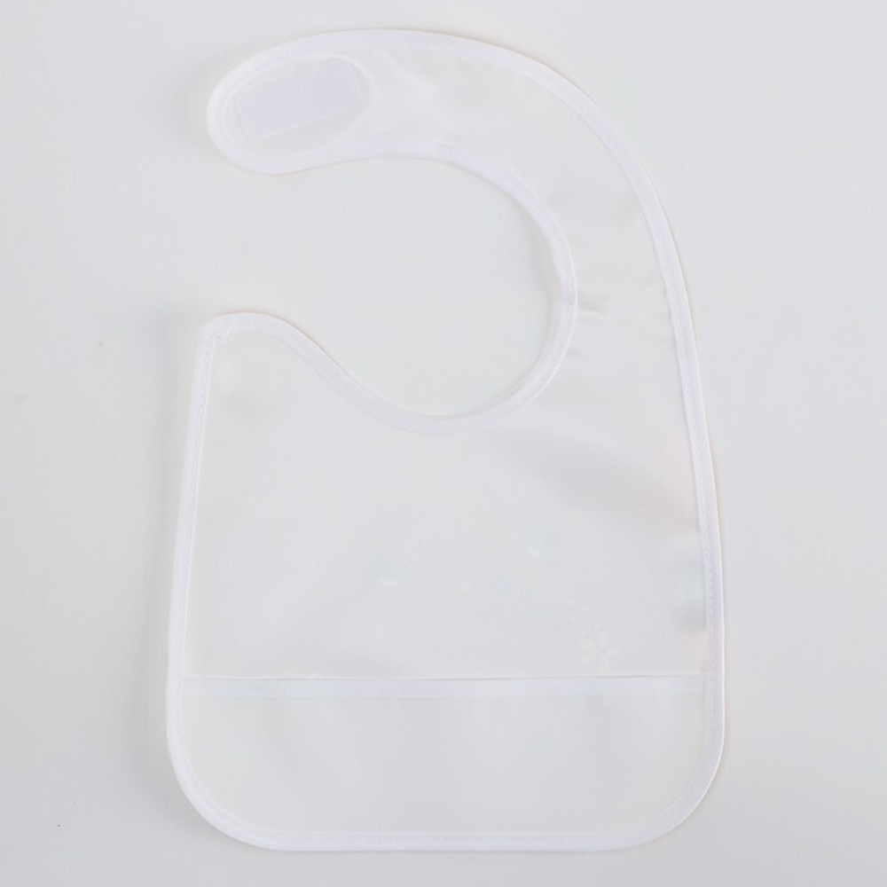 7104422 Нагрудник непромокаемый «Счастье есть», на липучке, с карманом