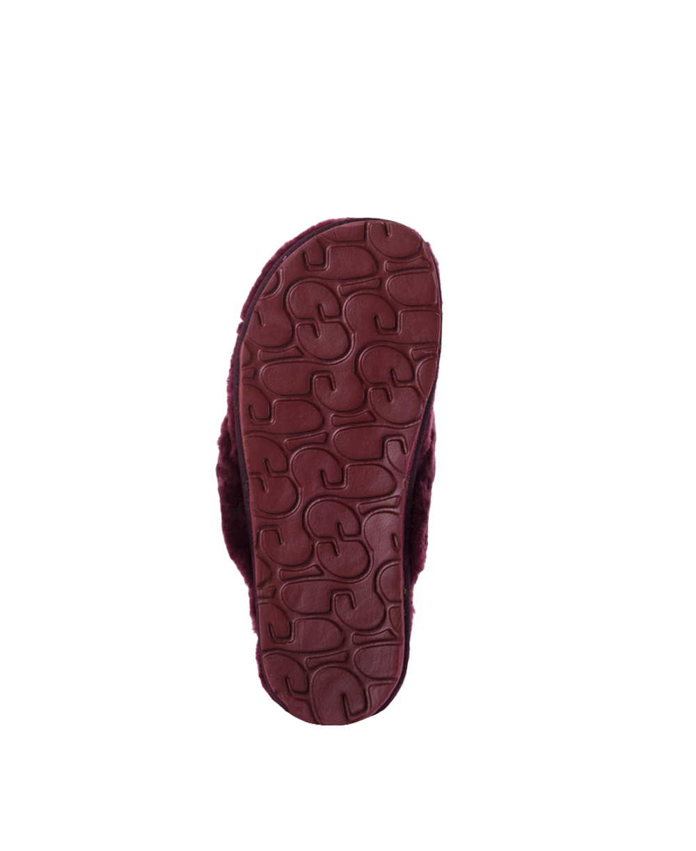FLUFF FLIP FLOP II-dark purple