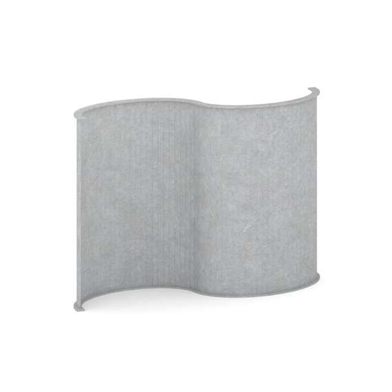 AcustiX Напольная S-образная перегородка VE.NSP-1400 Зимний Лес 1990*460*1400