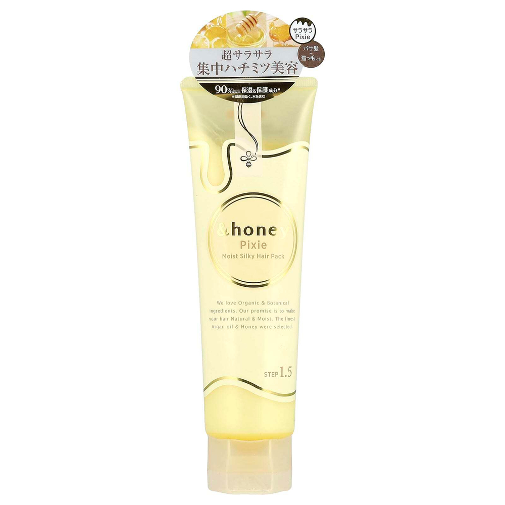 &honey, Pixie Moist Silky Hair Pack, Star Fleur Honey, 130 г (4,5 унции)