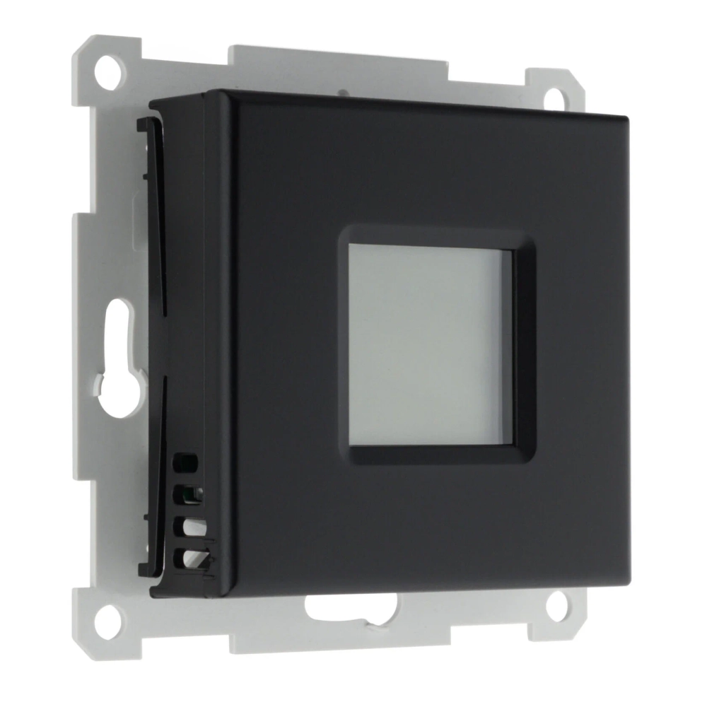 Терморегулятор с датчиками температуры пола и воздуха Comfort ECO/SWM 16А 250В, программируемый, черный матовый LIREGUS