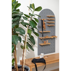 Полка настенная 60х120см Bergenson Bjorn Shely светло-серая