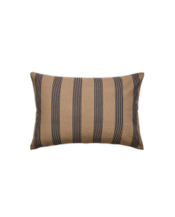 Zara Home наволочка декоративная из хлопка, светло-бежевый, в полоску, 50x75 см