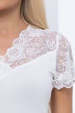 Блуза "Мечта кокетки" (белая) Б8599 LT Collection (Акция)