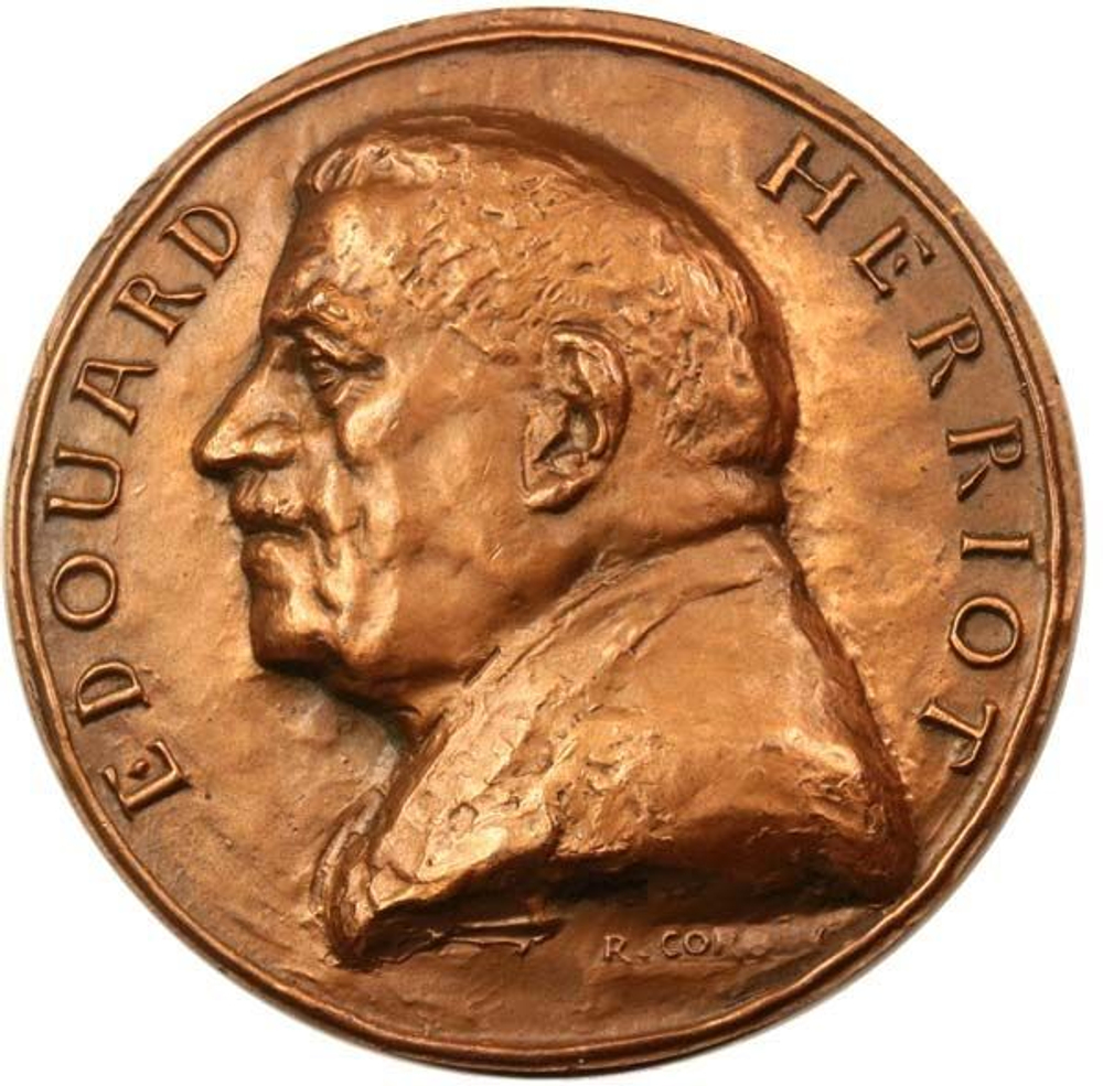 France, Fourth Republic, Édouard Herriot Bronze Medal, 1952