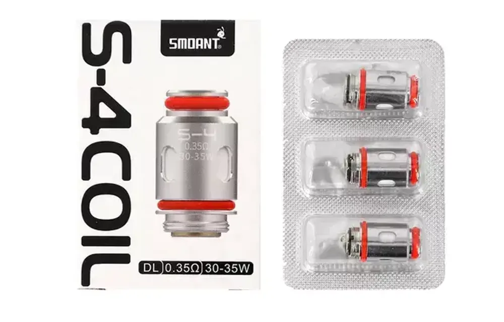 Испаритель Smoant Santi S-4 0.35ohm Coil KL-061-D-COIL(в упак. 3 шт.)
