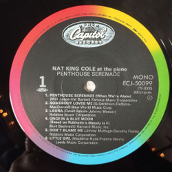 Винтажная виниловая пластинка LP Nat King Cole Penthouse Serenade (Japan 1982) (Obi)