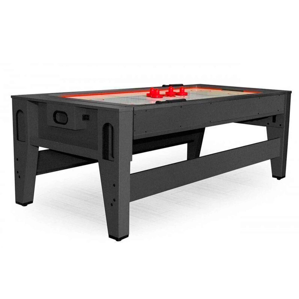 Cтол-трансформер «Twister» 3 в 1 (бильярд, аэрохоккей, настольный теннис, 217 х 107,5 х 81 см, черный)