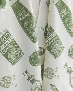 ZARA HOME КУХОННОЕ ПОЛОТЕНЦЕ С ПРИНТОМ (НАБОР ИЗ 2 ШТ.),