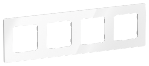 FLITE Рамка 4-местная РУ-4-К-ФлБ белый IEK