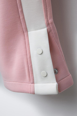 ZARA БРЮКИ ПРЯМОГО КРОЯ ИЗ ВЫСОКОТЕХНОЛОГИЧНОЙ ТКАНИ С ЛАМПАСАМИ, РОЗОВЫЙ