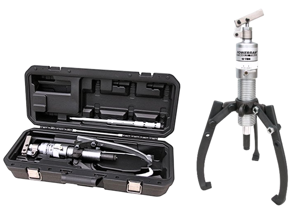 Съёмник гидравлический совмещённый с насосом 12Т SGT (Power Ram PM1200) KONE.