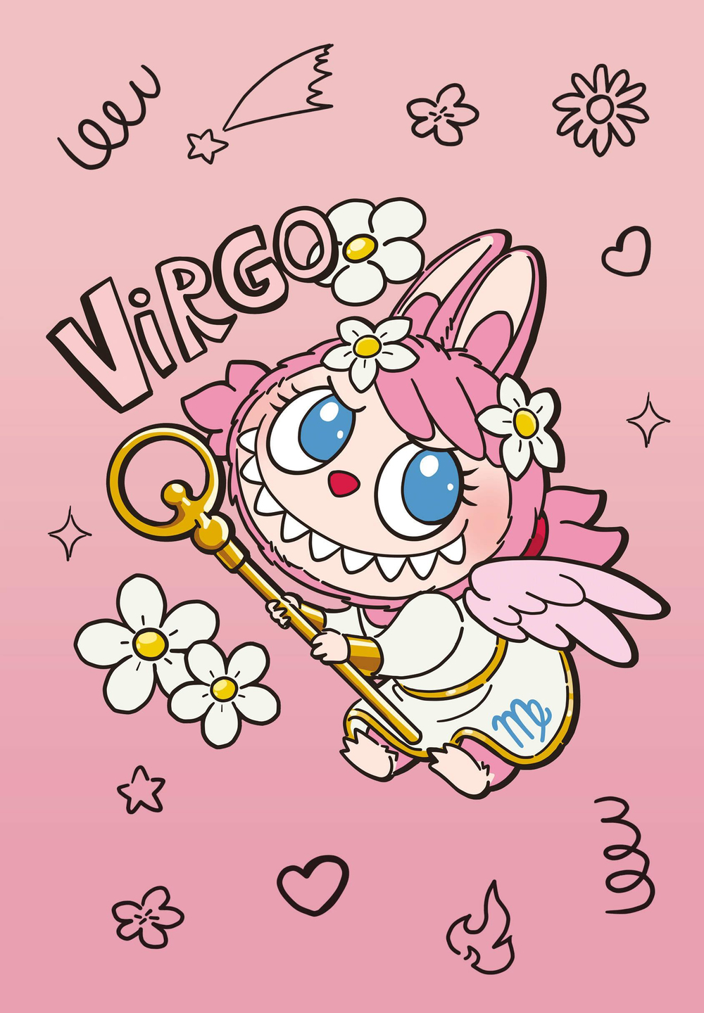 The Monsters. Астрологический блокнот Дева (Лабубу)