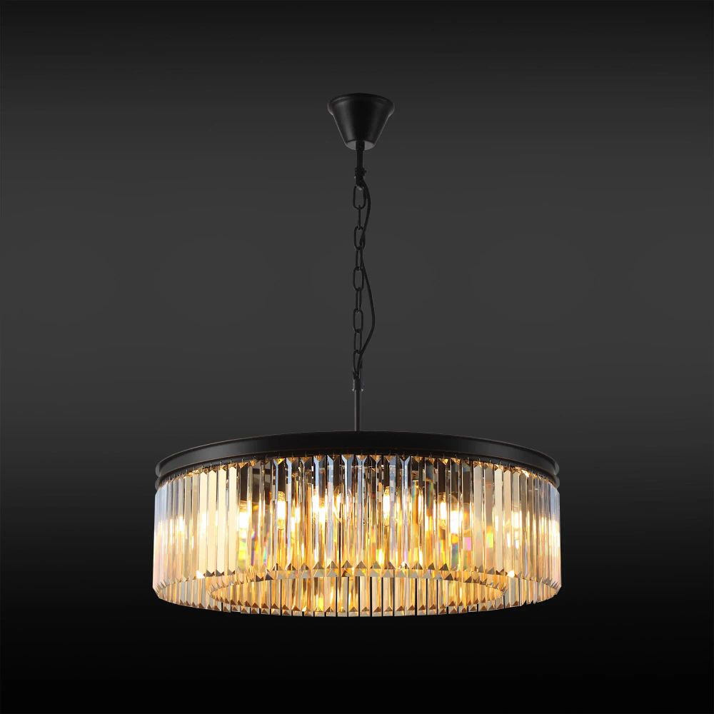 Citilux Мартин CL332162 Люстра хрустальная подвесная Шампань