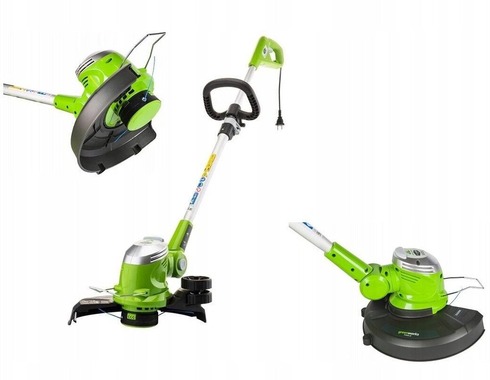 Триммер электрический GREENWORKS GST5033M Deluxe, 500W, 30 см (21277)