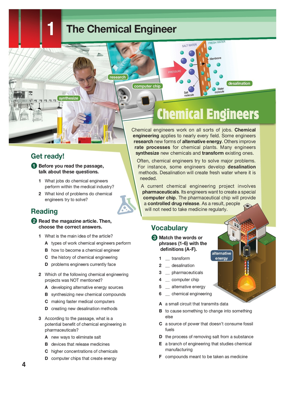 Chemical Engineering - химическая промышленность. Учебник с электронным приложением