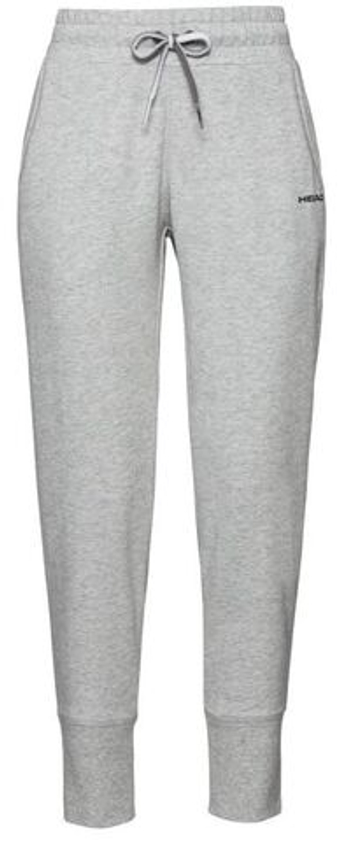 Брюки для девочки теннисные Head Club Byron Pants JR - grey melange/black