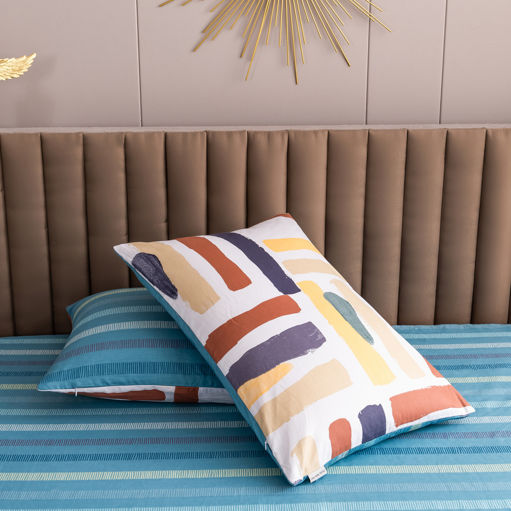 Комплект постельного белья Люкс Сатин 100% хлопок на резинке AR298