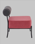 Кресло Ponpoun тёмно-серый бордо