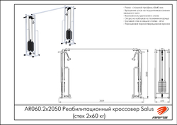 Реабилитационный кроссовер (стек 2х60кг)