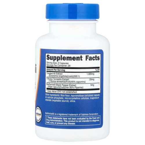 Nutricost, эврикома длиннолистная, 56 капсул