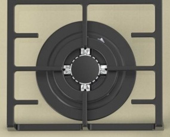 Газовая стеклянная варочная панель Korting HGG 6825 CTB