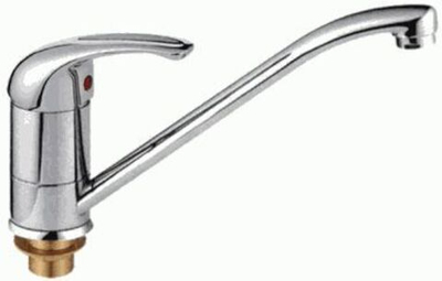 смеситель кухня LEDEME картридж д.40мм с гайкой L4929-В