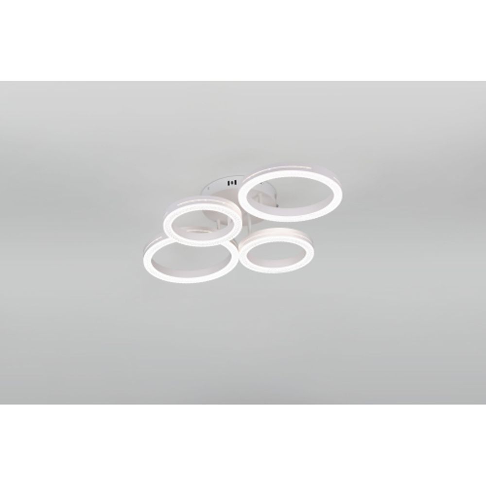 Светильник потолочный светодиодный Rivoli Juniper 6187-702 LED 75 Вт 3000-6000К белый с пультом | Rivoli