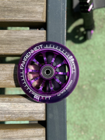 Колесо Fahrenheit 110*24 mm 10-Spoked, сиреневый/прозрачный сиреневый