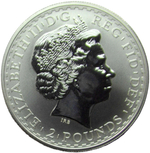 Великобритания 2 фунта 2004 ''Стоящая Британия'' (UNC)