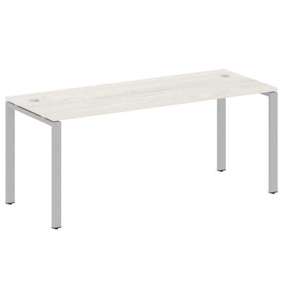 Metal System Стол письменный на П-образном м/к БП.СП-5 Дуб Наварра/Металл Серый 1800*720*750