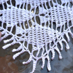 Видео мастер-класс по вязанию косынки "Рыбки" крючком