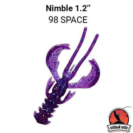 Nimble 1.2" 76-30-98-6 Силиконовые приманки Crazy Fish