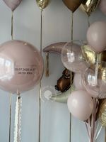 Воздушные шары на выписку для девочки №8766