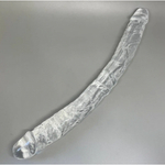 Двусторонний фаллоимитатор Alive Supreme (38,5×3,9 см) прозрачный