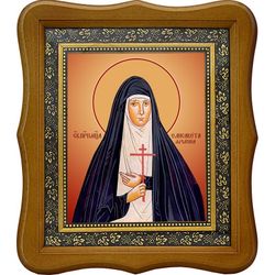 Елисавета Ярыгина, преподобномученица, монахиня. Икона на холсте.
