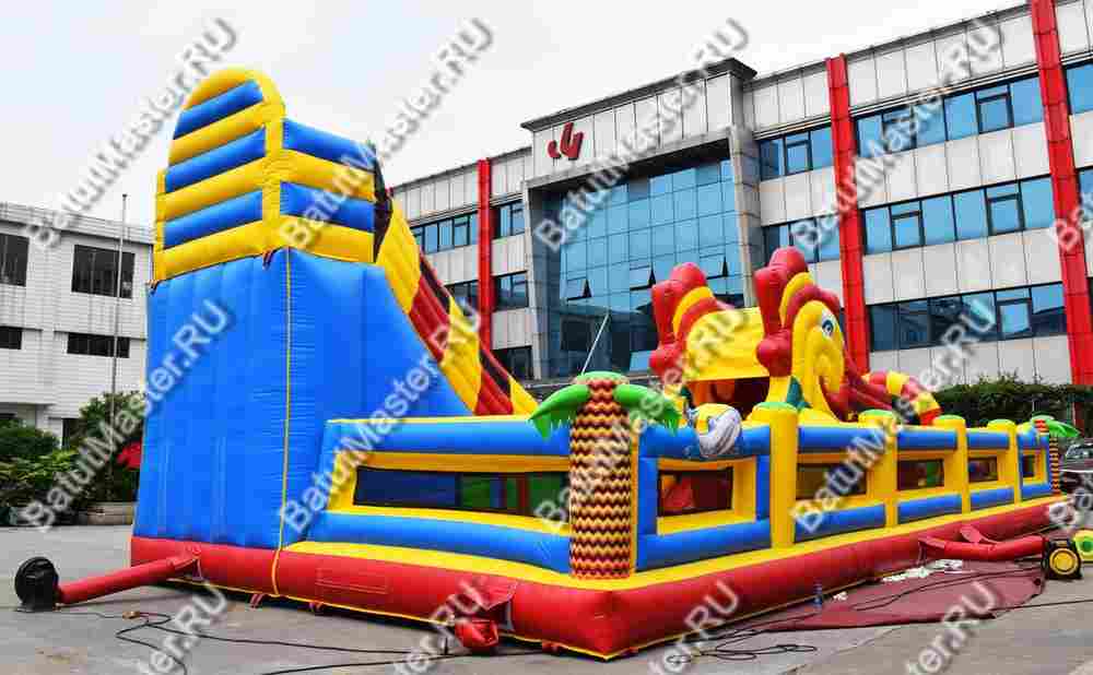 Надувной батут "Тропикана макси" 15*7*6 м