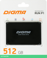 SSD диск Digma SATA III 512Gb Run P1 2.5" (DGSR2512GP13T)