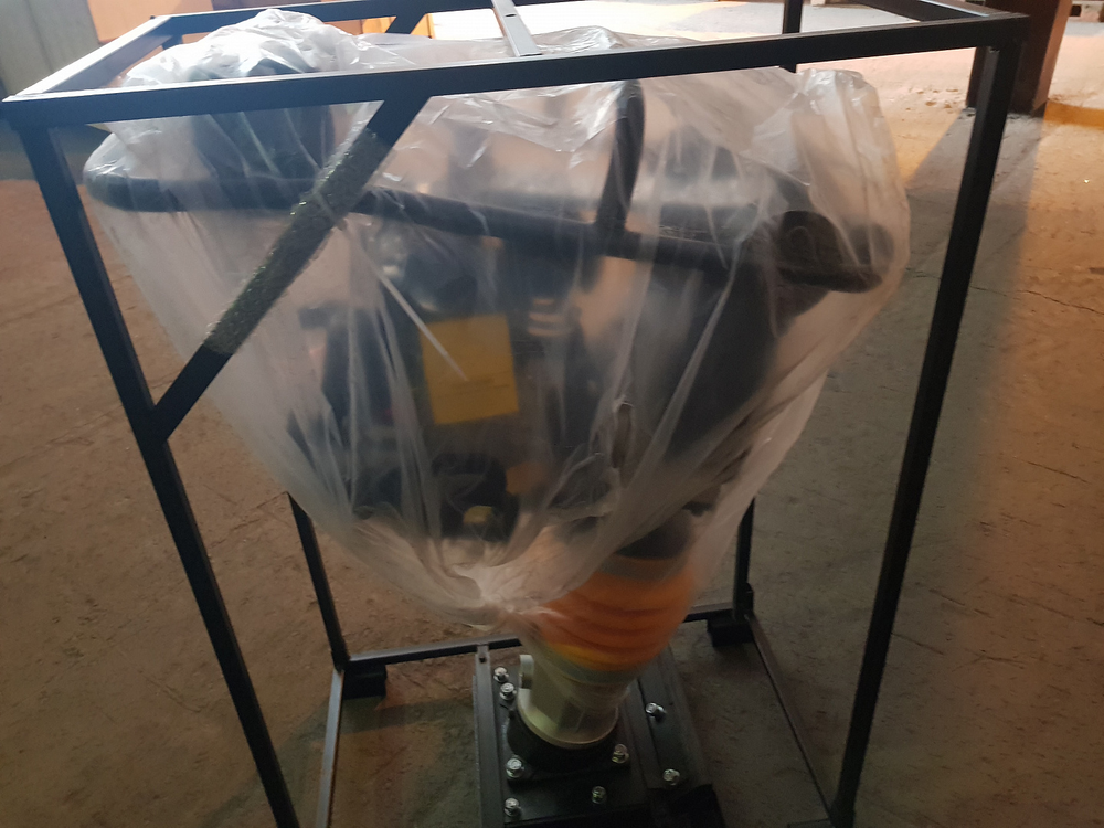 Вибротрамбовка бензиновая Vektor VRG-80 - [84 кг / 10 кН / Honda GX160]