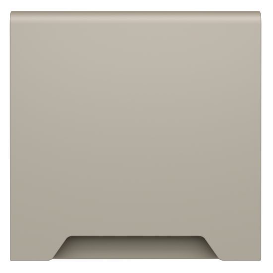 Накладка для розетки с заземлением, защитными шторками и крышкой, S70 (кашемир)